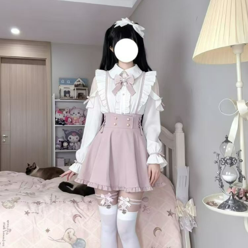 Jirai Kei Kawaii Sweet Lolita  - Fly Line ulasan dan harga