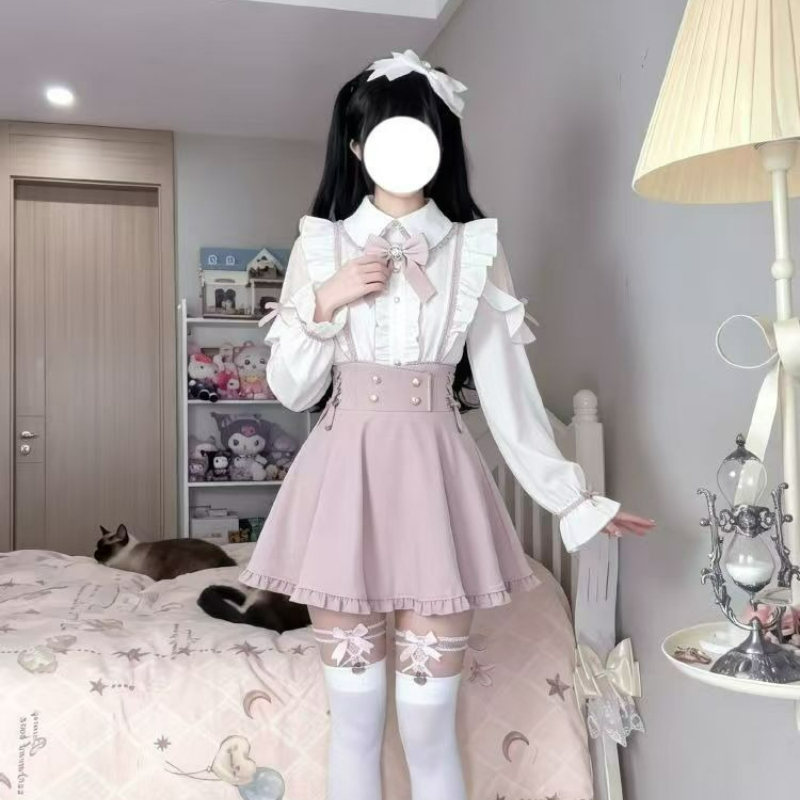 Jirai Kei Kawaii Sweet Lolita  - Fly Line ulasan dan harga