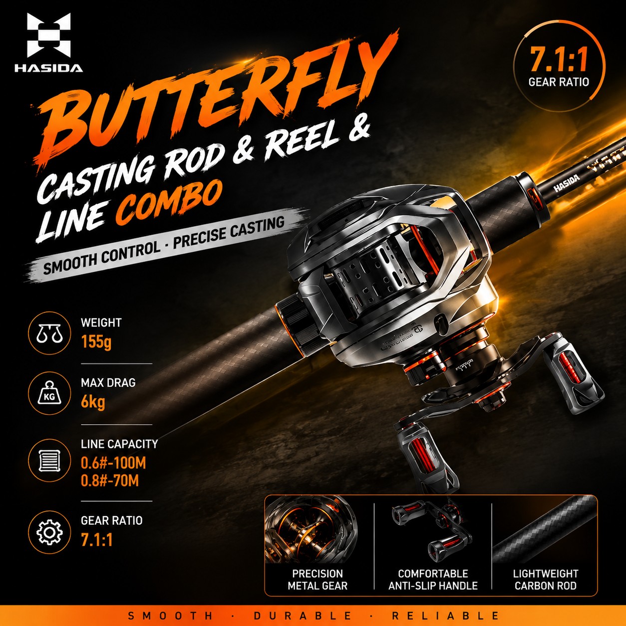 HASIDA BFS Carbon Fiber Fishin - Freshwater Line ulasan dan harga