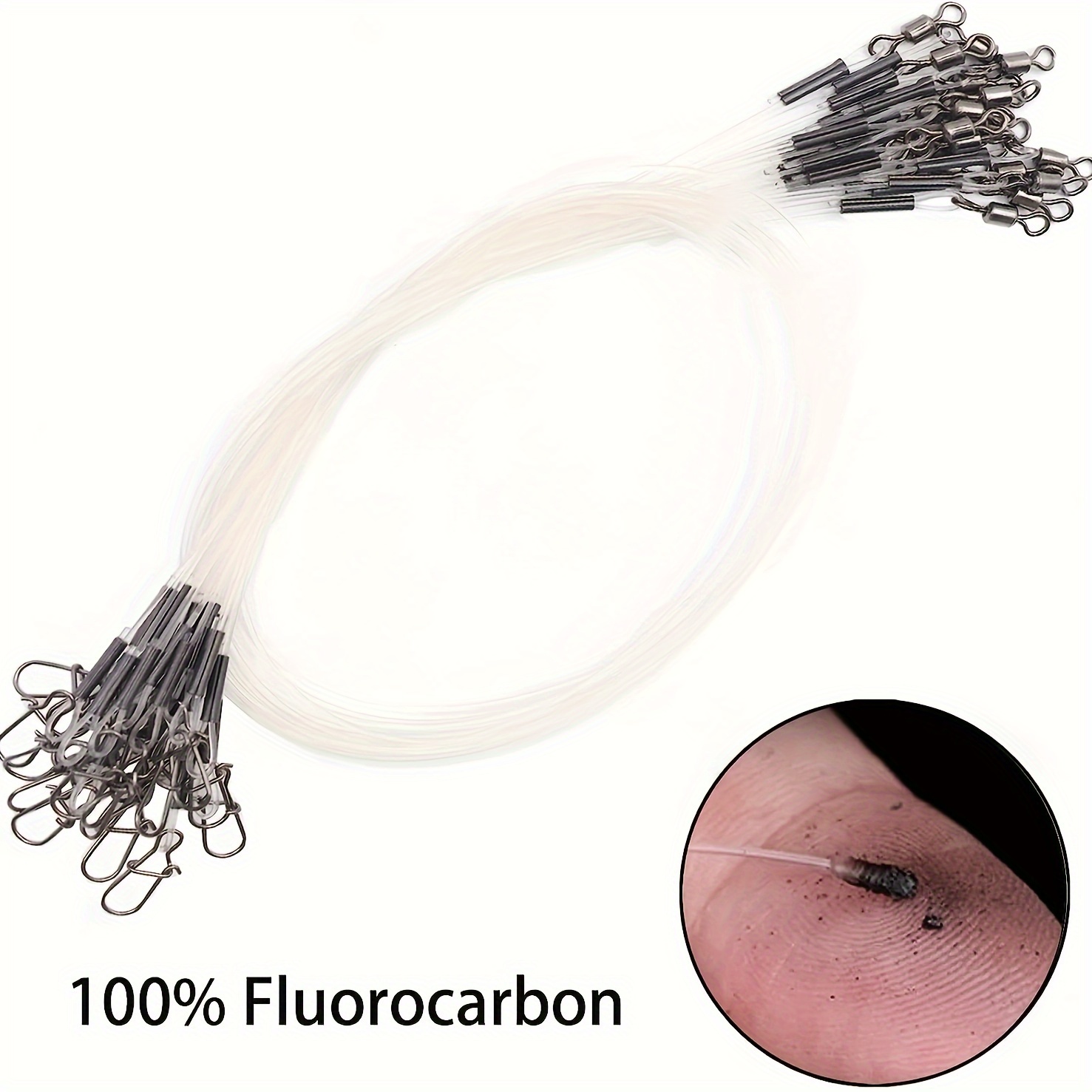 100%Fluorocarbon fishing line  - Ice Fishing Line ulasan dan harga