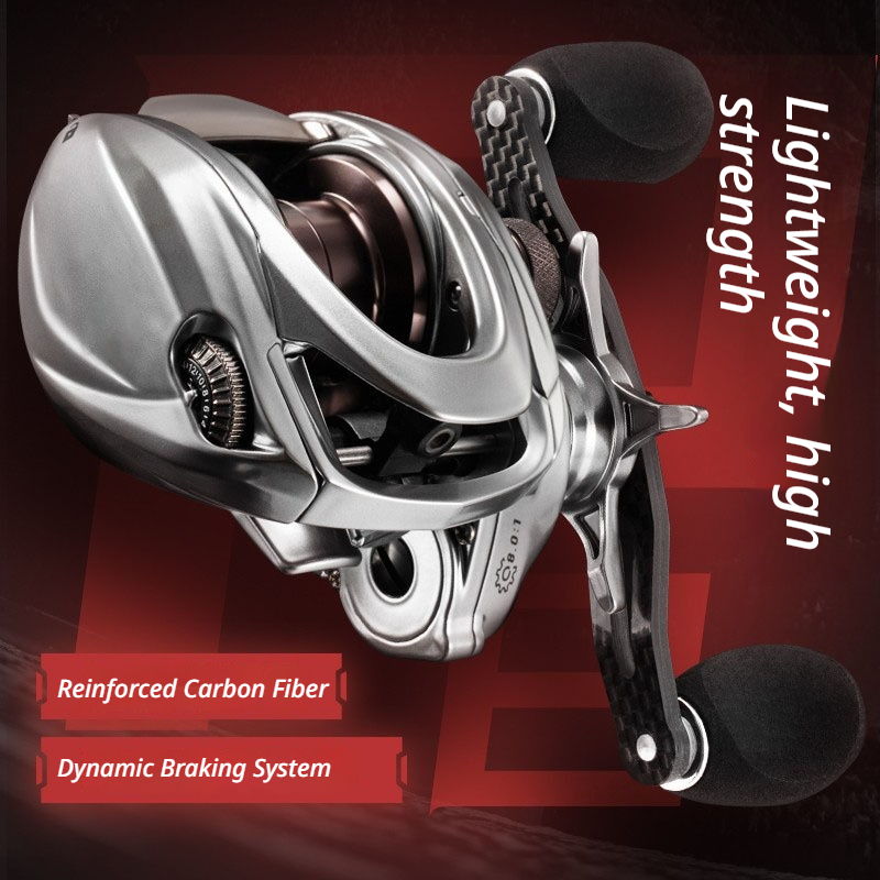 Takuma P8 Baitcast Reel Carbon - Ice Fishing Line ulasan dan harga